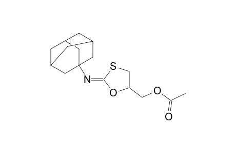 (5R/S)-N-(1-Adamantyl)-5-(acetyloxymethyl)-1,3-oxathiolan-2-imine