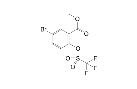 Methyl 5-bromo-2-(((trifluoromethyl)sulfonyl)oxy) benzoate