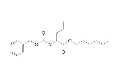 L-Norvaline, N-benzyloxycarbonyl-, hexyl ester