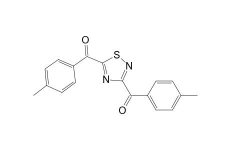(4-methylphenyl)-[5-(4-methylphenyl)carbonyl-1,2,4-thiadiazol-3-yl]methanone