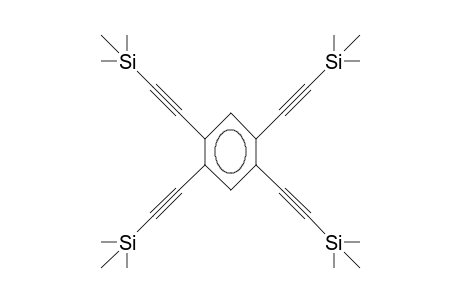 1,2,4,5-Tetrakis[(trimethylsilyl)-ethynyl]-benzene