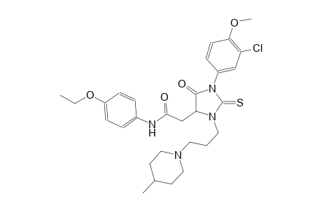 4-imidazolidineacetamide, 1-(3-chloro-4-methoxyphenyl)-N-(4-ethoxyphenyl)-3-[3-(4-methyl-1-piperidinyl)propyl]-5-oxo-2-thioxo-