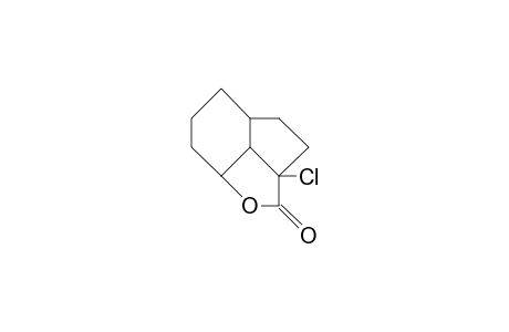 2Aa-chloro-3,4,4aa, 5,6,7,7aa,7ba-octahydro-indeno(7,1-bc)furan-2-one