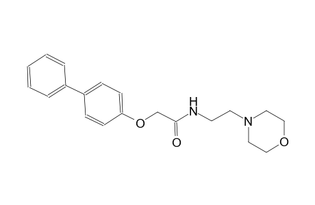 2-([1,1'-biphenyl]-4-yloxy)-N-[2-(4-morpholinyl)ethyl]acetamide