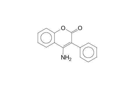 2H-Benzopyran-2-one, 4-amino-3-phenyl-