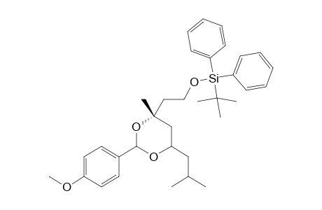 (3R,5RS)-1-TERT.-BUTYLDIPHENYLSILOXY-3,7-DIMETHYL-3,5-OCTANEDIOL-PARA-METHOXYBENZYLIDENACETAL