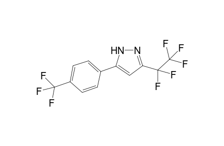 5-(Perfluoroethyl)-3-(4-(trifluoromethyl)phenyl)-1H-pyrazole