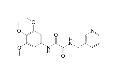 ethanediamide, N~1~-(3-pyridinylmethyl)-N~2~-(3,4,5-trimethoxyphenyl)-