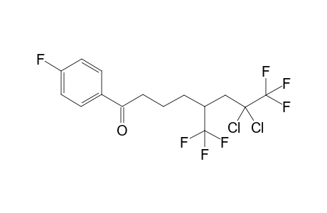 7,7-Dichloro-8,8,8-trifluoro-1-(4-fluorophenyl)-5-(trifluoromethyl)octan-1-one
