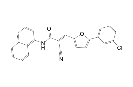 (2E)-3-[5-(3-chlorophenyl)-2-furyl]-2-cyano-N-(1-naphthyl)-2-propenamide