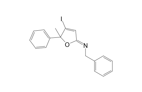 Z-2-Benzylimino-4-iodo-5-methyl-5-phenyl-2,5-dihydrofuran