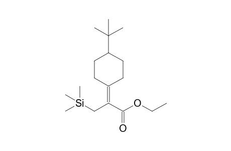 Ethyl 2-(4-t-butylcyclohexylidene)-3-(trimethylsilyl)propanoate