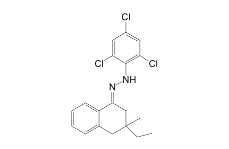 3-Ethyl-3-methyl-1,2,3,4-tetrahydronaphthalen-1-one (2,4,6-Trichlorophenyl)hydrazone