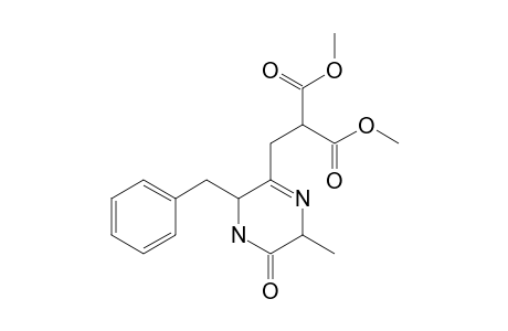 6-(S)-BENZYL-5-[2,2-DIMETHOXYCARBONYL-ETHYL]-3-(S)-METHYL-2-OXO-1,2,3,6-TETRAHYDRO-PYRAZINE