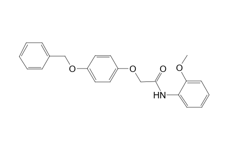 Acetamide, 2-(4-benzyloxyphenoxy)-N-(2-methoxyphenyl)-