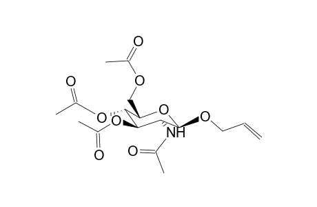 Allyl-3,4,6-tri-O-acetyl-2-acetylamino-2-deoxy-b-d-glucopyranoside