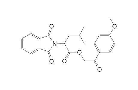 1H-isoindole-2-acetic acid, 2,3-dihydro-alpha-(2-methylpropyl)-1,3-dioxo-, 2-(4-methoxyphenyl)-2-oxoethyl ester