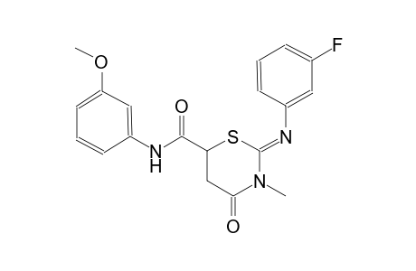 2H-1,3-thiazine-6-carboxamide, 2-[(3-fluorophenyl)imino]tetrahydro-N-(3-methoxyphenyl)-3-methyl-4-oxo-, (2Z)-