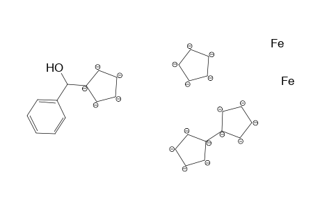 1,1''-Biferrocene, 1'-(hydroxyphenylmethyl)-
