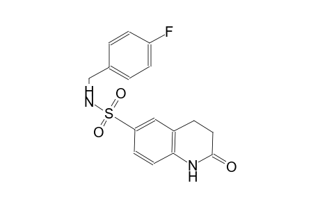 N-(4-fluorobenzyl)-2-oxo-1,2,3,4-tetrahydro-6-quinolinesulfonamide