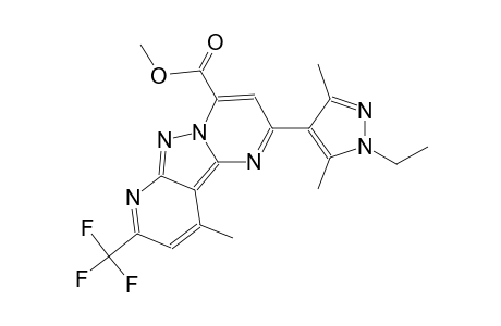 pyrido[2',3':3,4]pyrazolo[1,5-a]pyrimidine-4-carboxylic acid, 2-(1-ethyl-3,5-dimethyl-1H-pyrazol-4-yl)-10-methyl-8-(trifluoromethyl)-, methyl ester