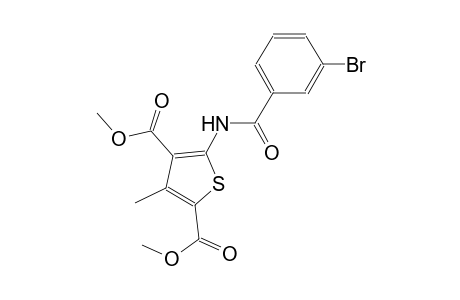 dimethyl 5-[(3-bromobenzoyl)amino]-3-methyl-2,4-thiophenedicarboxylate