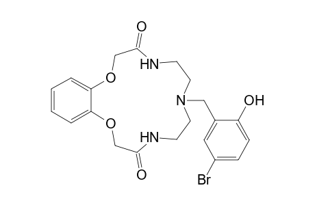 7-(2'-Hydroxy-5'-bromobenzyl)-5,6,7,8,9,10-hexahydro-2H-1,13,4,7,10-benzodioxatriazacyclopentadecine-3,11(4H,12H)-dione