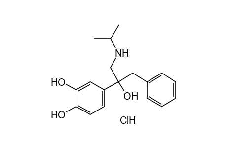 alpha-(3,4-DIHYDROXYPHENYL)-alpha-[(ISOPROPYLAMINO)METHYL]PHENETHYL ALCOHOL, HYDROCHLORIDE