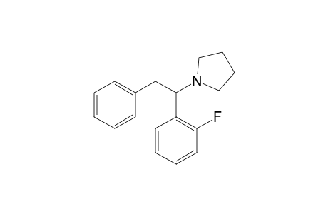 1-(2-Fluorophenyl)-1-pyrrolidino-2-phenylethane