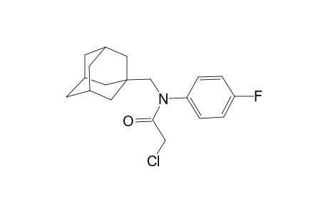 Acetamide, 2-chloro-N-(4-fluorophenyl)-N-(tricyclo[3.3.1.1(3,7)]dec-1-ylmethyl)-
