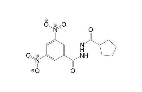 N'-(cyclopentylcarbonyl)-3,5-dinitrobenzohydrazide