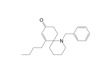 1-Azaspiro[5.5]undec-7-en-9-one, 7-butyl-1-(phenylmethyl)-, (.+-.)-