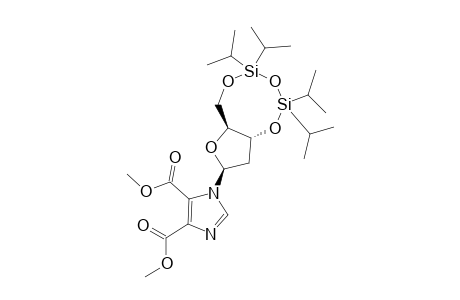 METHYL-1-(2'-DEOXY-3',5'-O-(1,1,3,3-TETRA-ISOPROPYLDISILOXAN-1,3-DIYL)-BETA-D-ERYTHROPENTOFURANOSYL)-4,5-IMIDAZOLE-DICARBOXYLATE
