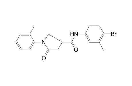 Pyrrolidin-3-carboxamide, N-(4-bromo-3-methylphenyl)-1-(2-methylphenyl)-5-oxo-