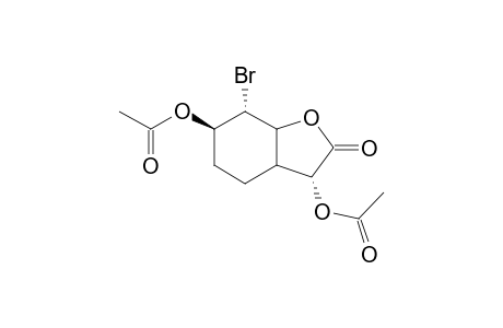 4-exo,9-endo-Diacetoxy-5-endo-bromo-7-oxabicyclo[4.3.0]nonane-8-one