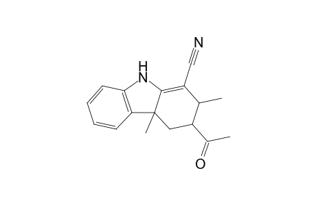 3-Acetyl-1-cyano-2,4a-dimethyl-2,3,4,4a-tetrahydro-9H-carbazole