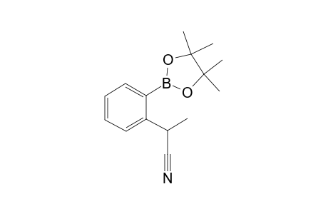 2-(2-(4,4,5,5-Tetramethyl-1,3,2-dioxaborolan-2-yl)phenyl)propanenitrile