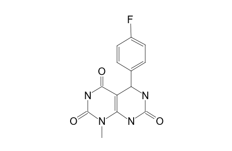 5-(4-Fluorophenyl)-1-methyl-3H,5H,6H,8H-[1,3]diazino[4,5-D]pyrimidine-2,4,7-trione