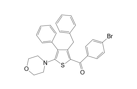 2-(4-Bromobenzoyl)-3-benzyl-4-phenyl-5-morpholino-thiophene