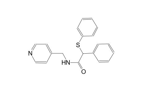 2-phenyl-2-(phenylsulfanyl)-N-(4-pyridinylmethyl)acetamide