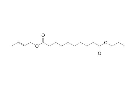 Sebacic acid, but-2-enyl propyl ester