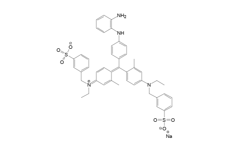 Sym.diethyl-di-m-sulfobenzyl-p-amino-p'-(2-aminoanilino)-fuchsonimonium(Na salt des inn.sulfonats)