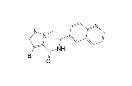 4-bromo-1-methyl-N-(6-quinolinylmethyl)-1H-pyrazole-5-carboxamide