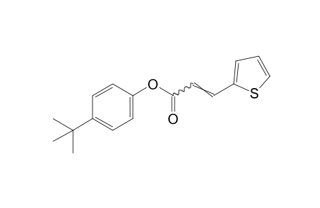 2-thiopheneacrylic acid, p-tert-butylphenyl ester