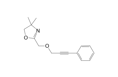 4,4-Dimethyl-2-(3-phenyl[prop-2-ynyloxymethyl)-4,5-dihydro-1,3-oxazole
