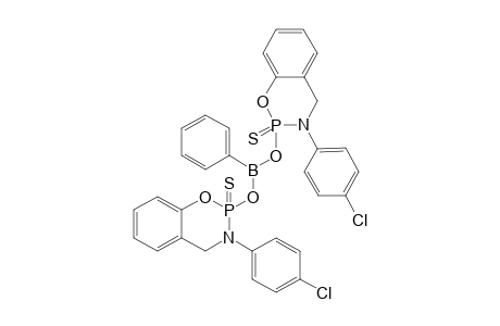 DI-[3-(4-CHLOROPHENYL)-2-THIOXO-3,4-DIHYDRO-2H-1,3,2-LAMBDA(5)-BENZOXAZAPHOSPHININ-2-YL]-PHENYL-BORONATE
