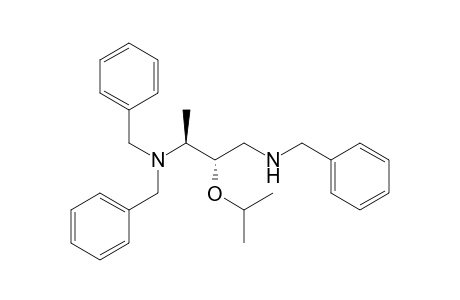 (2S,3S)-1-N,3-N,3-N-tribenzyl-2-propan-2-yloxybutane-1,3-diamine