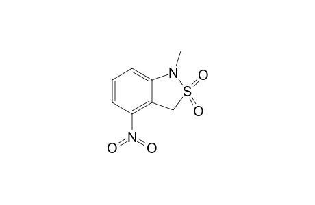 1-Methyl-4-nitro-1,3-dihydro-2,1-benzisothiazole 2,2-dioxide