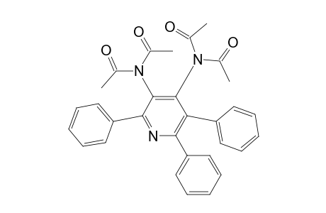 N-acetyl-N-[3-(diacetylamino)-2,5,6-triphenyl-4-pyridinyl]acetamide