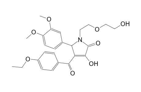 2H-pyrrol-2-one, 5-(3,4-dimethoxyphenyl)-4-(4-ethoxybenzoyl)-1,5-dihydro-3-hydroxy-1-[2-(2-hydroxyethoxy)ethyl]-